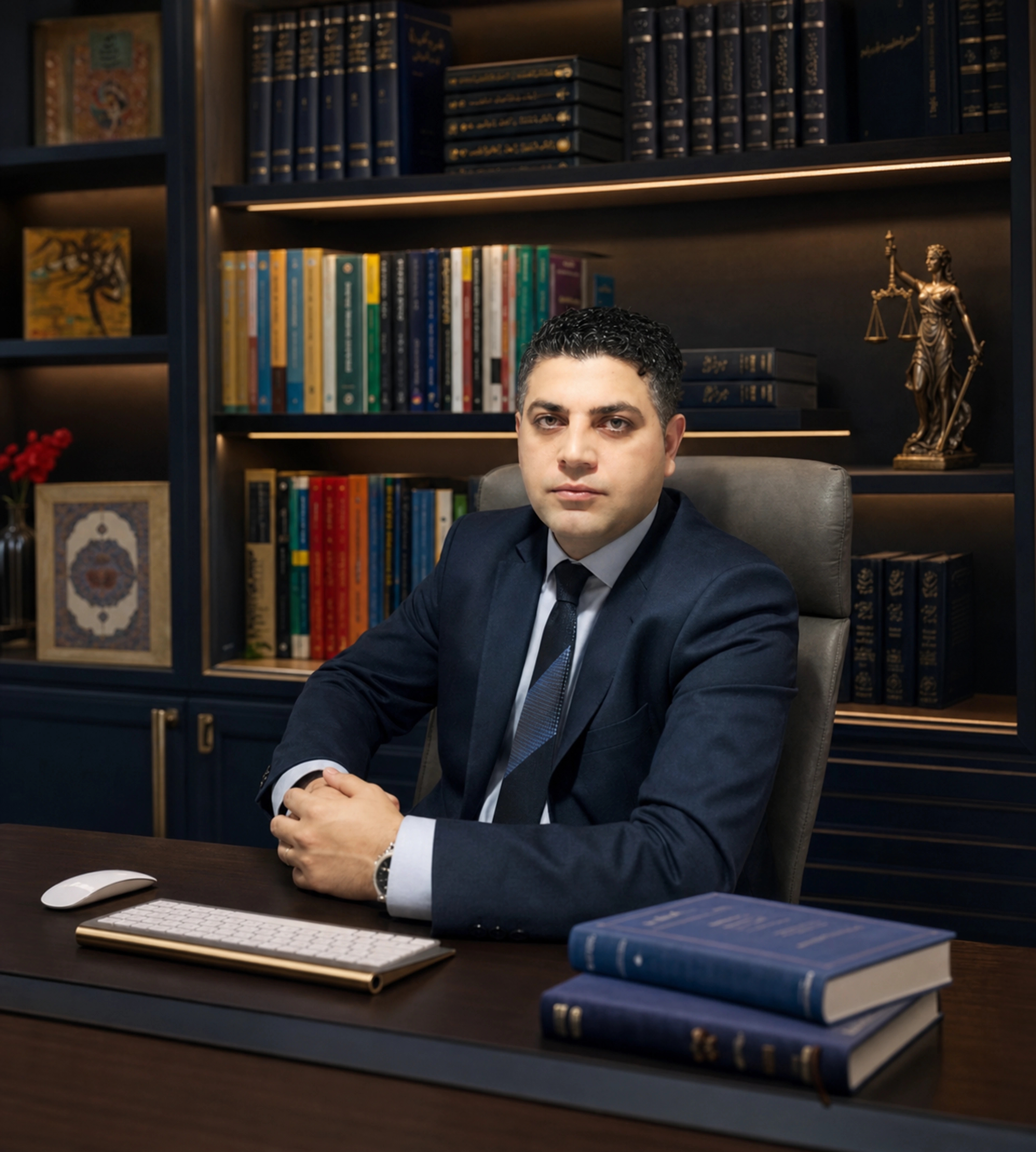 دکتر مهراد سلیمی در دفتر حقوقی