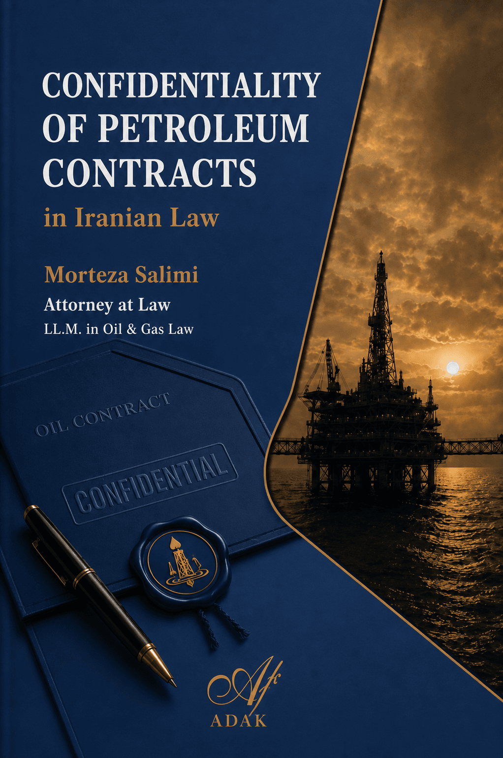 English cover of Confidentiality of Petroleum Contracts in Iranian Law