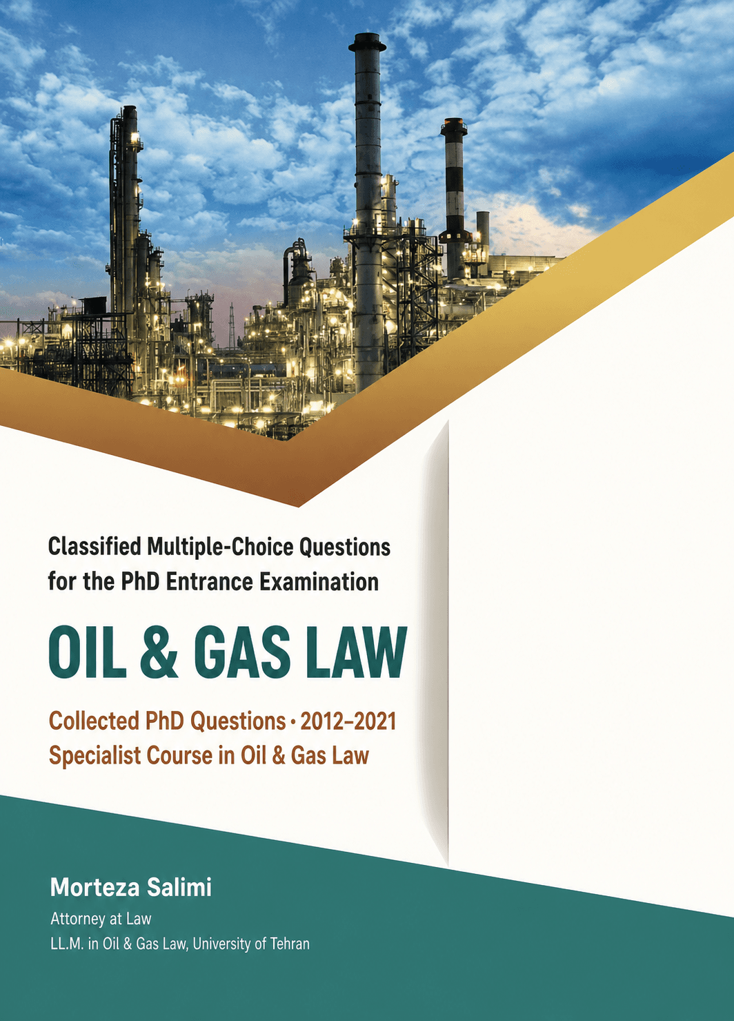 English cover of Classified Multiple-Choice Questions for the PhD Entrance Examination in Oil and Gas Law