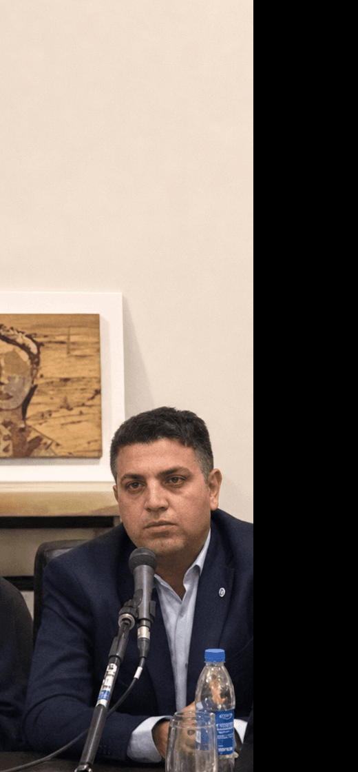 محل تصویر دکتر مهراد سلیمی در سمینار پیشگیری از اسیدپاشی
